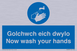 golchwch eich dwylo